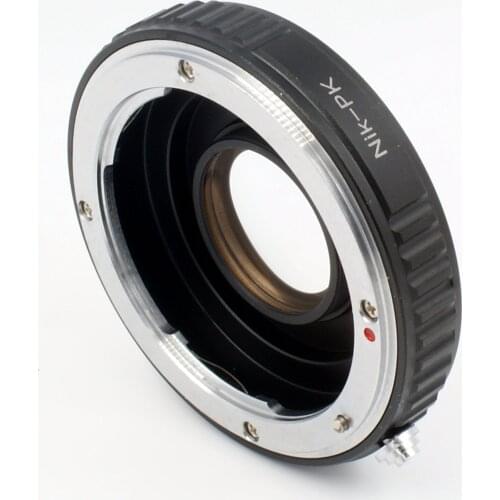 Ai-PK Glass Adapter For Nikon F Mount Ai D Lens to Pentax PK Camera focus infinity