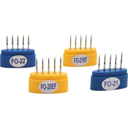 Dental Diamond Burs Medium FG 1.6M for Dental High Speed Handpiece Dental Air Turbine From FO-32C to FO-S21