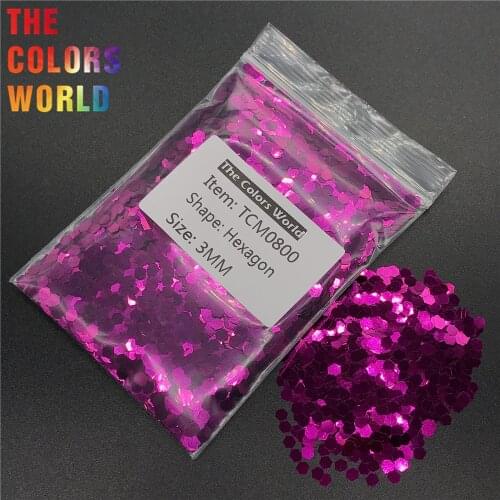 TCM0800 Purple Color Metallic Luster Hexagon Shape Nail Glitter Nail Art Decoration Body Glitter Gel Henna Tattoo Handwork DIY