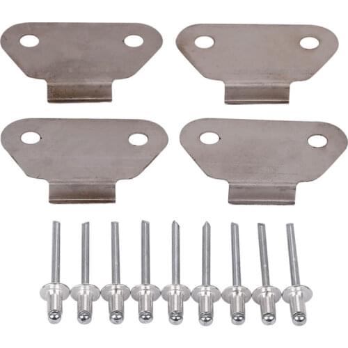 TCMT Motorcycle 4 pcs Saddlebag Lid Wear Strike Plates For Harley Touring Electra Street Road Glide FLHT FLHR 1993-2013