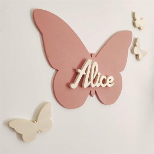 Whale Decoration Three-Piece Decoration, Solid Wood Spray Paint Romantic Wall Decoration, Children Baby Room Decoration