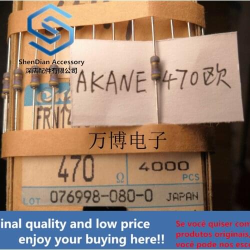 20pcs only orginal new AKANE resistance imported resistance 1/4W 0.25W 470 Euro 470R