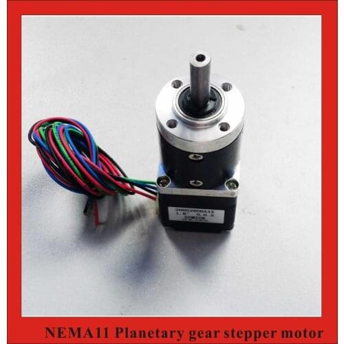 51:1 Nema11 Planet Gear Stepper Motor length 28mm Nema 11 Geared Stepper Motor