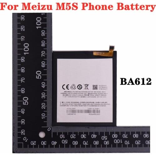 For Meizu Meilan Meizy M 5S M5s M612Q M612M Phone Battery 3000mAh BA612 High Quality Smartphone Batteries