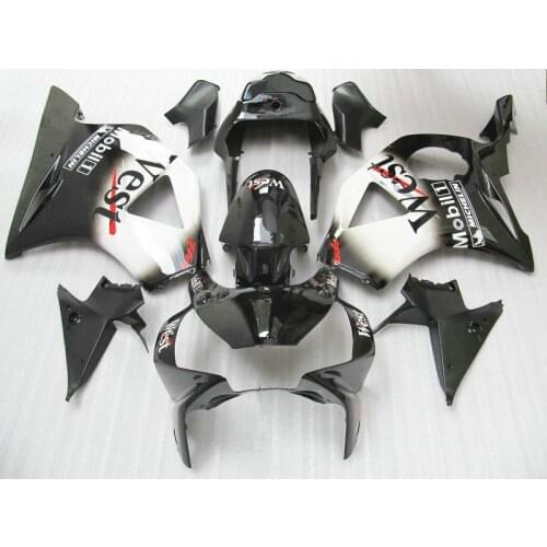 Free customize plastic fairing kit for Honda CBR954RR 02 03 west sticker black fairings set CBR954RR 2002 2003 BM30