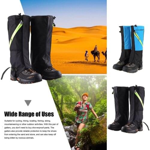Unisex Waterproof Leg Covers Legging Gaiter Climbing Camping Hiking Ski Boot Travel Shoe Snow Gaiters Legs Protection