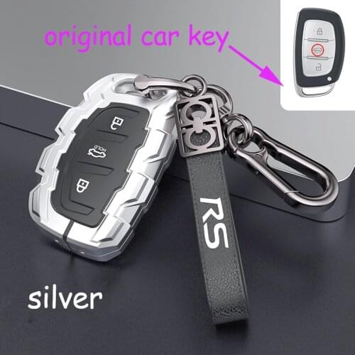 Remote Car Key Case Cover For Hyundai Creta I10 I20 Tucson Elantra Santa Fe 2016 2017 2018 Shell Accessories