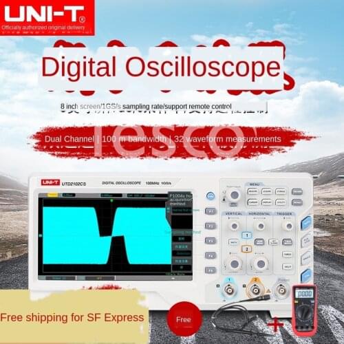 Digital oscilloscope 100m dual channel oscilloscope high voltage probe oscilloscope digital UTD2102CEX