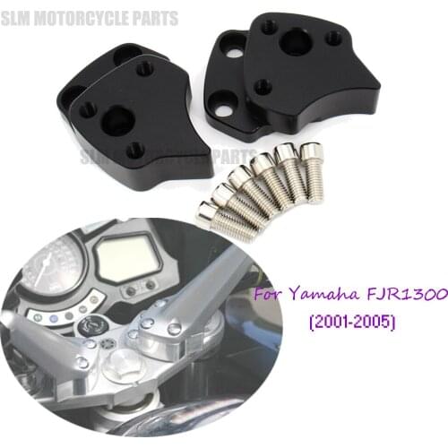 For Yamaha FJR1300 2001 2002 2003 2004 2005 Motorcycle Handle Bar Clamp Raised Extend Handlebar Mount Riser