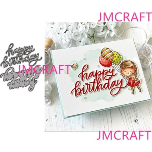 JMCRAFT New 0-9 Numbers And English Letters #4 Metal Cutting Dies DIY Scrapbook Handmade Paper Craft Metal Steel Template Dies