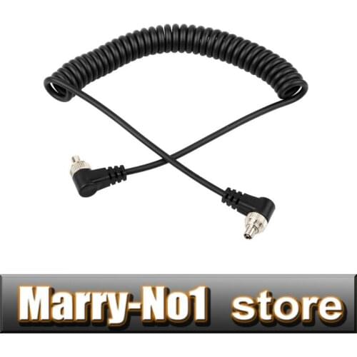 Flash light pc sync cable pc line 2.5mm to Male Flash plug 30-100cm for camera flash trigger