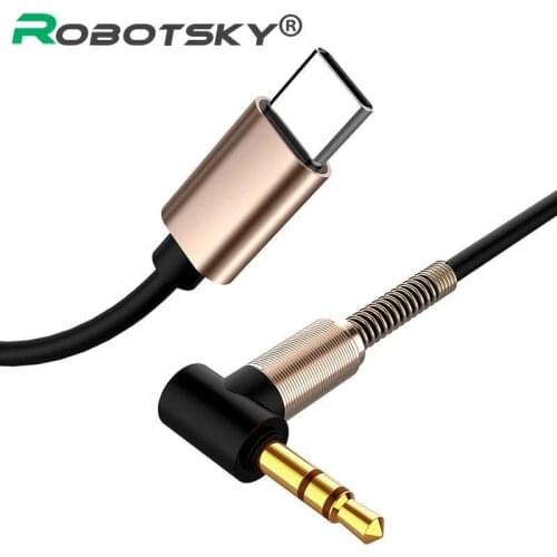 Type c to 3.5mm Headphone jack 3.5 AUX USB C Cable For Huawei P30 pro Xiaomi Mi 9 8 se Oneplus 7 pro Audio USB C Adapter