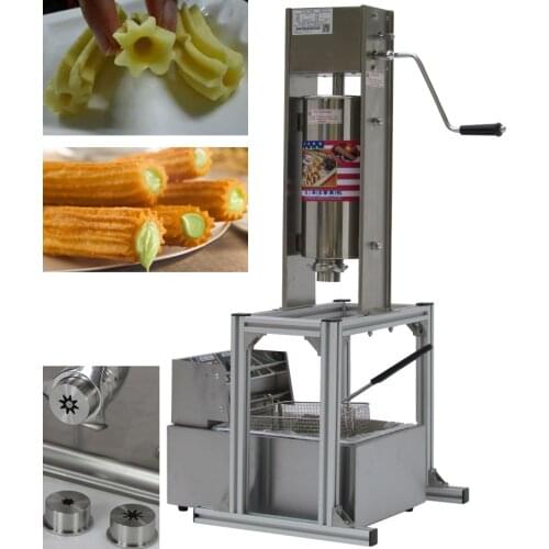 Commercial Spanish Churros Machine 5L Churro Maker Spanish Fried Dough Sticks