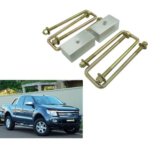 Rear Suspension Blocks Lift Up Kits for Ford Ranger T6 Mazda BT-50 UBolt Kit Raise Adapter Strut Spring