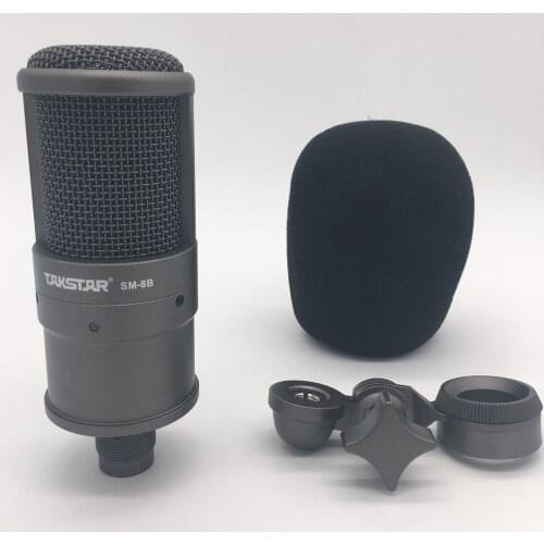 Hot sell TAKSTAR SM-8B Condenser Microphone Broadcasting And Recording Microphone PC & Cell Phone Karaoke No retail packaging