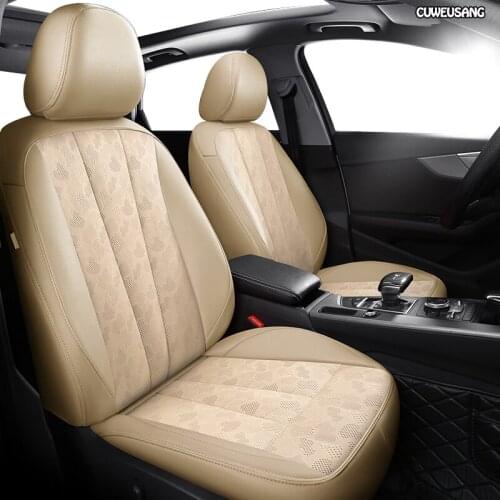 CUWEUSANG Custom Leather car seat covers For Infiniti fx350 FX35 FX50 FX37 EX25 EX37 EX35 G25 JX35 G37 G35 M25 M37 M35h car seat