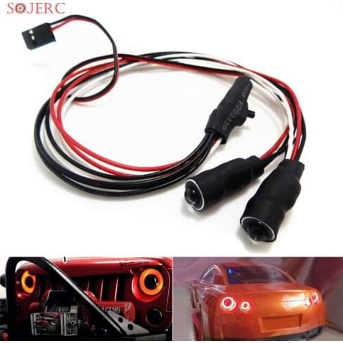 SOJERC RC LED Night Headlamps Headlights 3/5mm variety of colors LED Light for Model car Crawler Car modified lights