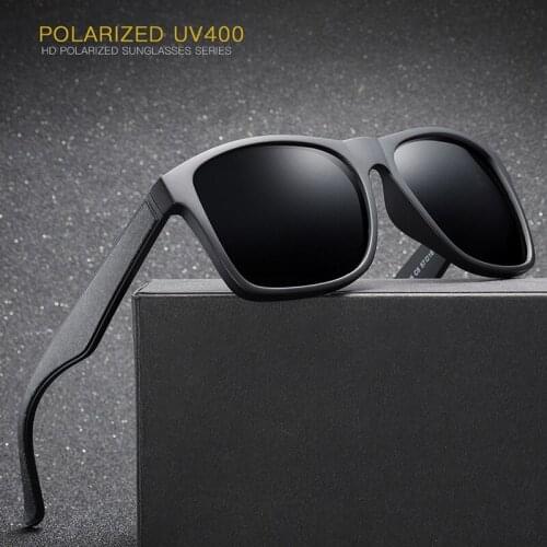 High Quality Flexible TR90 Polarzied Sunglasses Men 2019 Luxury Men Sunglasses UV400 TAC Drive Car Eye Sun Glasses Fashion