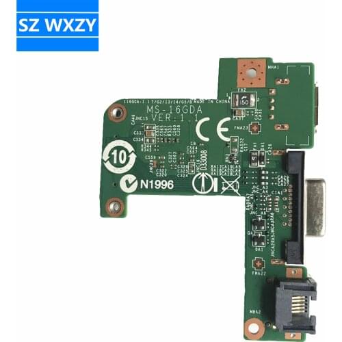 Original For MSI GT60 CX60 CX61 Laptop VGA USB WLAN BOARD MS-16GD MS-16GDA VER:1.1 100% Tested Fast Ship