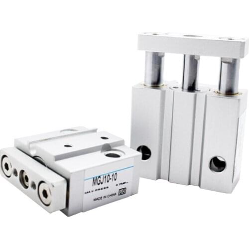 Pneumatic small three axis cylinder MGJ10 Micro guide rod TCM/MGJ6*5X10X15-20