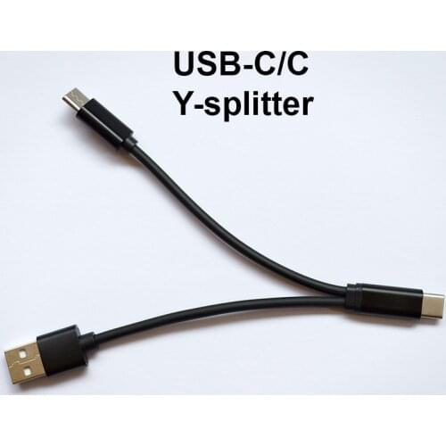 USB Type C To Type C Y Splitter For DAC 9038S 9038D