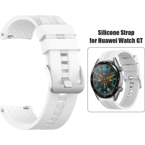 Wristband Replacement Soft Silicone Watch Band Simplicity Adjustable Durable Softness for Huawei Watch GT 2 Honor Magic