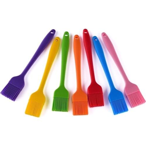 Silicone Baking Basting Brush Liquid Oil Cake Brush Pastry Cream For Bread BBQ Utensil Safety Cook Tools