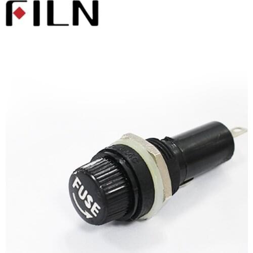 Round Screw Type 5*20 6*30mm Glass Fuse Holder