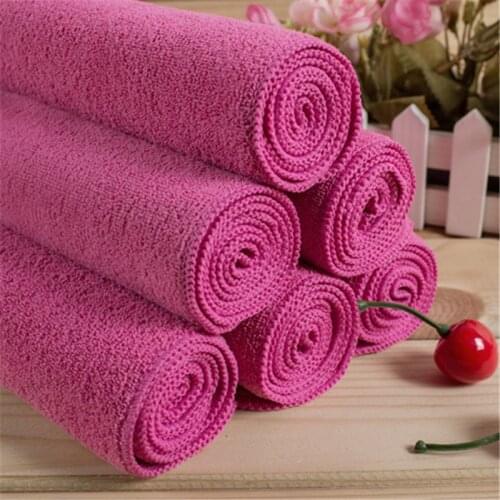 Floor cleaning cloth 30*80cm Rose color microfiber cloth towel Rag without detergent By SGS certificate have patent mop slippers