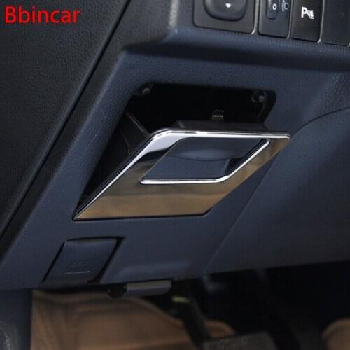 Bbincar Stainless Steel Interior Storage Box Handle Decoration Trim 1piece Car Styling For Toyota Corolla 2014 2015