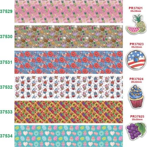 Free shipping characters printed grosgrain ribbon 37532
