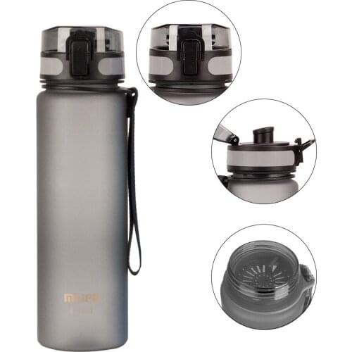 Outdoor sports water cup with straight flip cover, eco-friendly tritan plastic water cup, custom cup for students