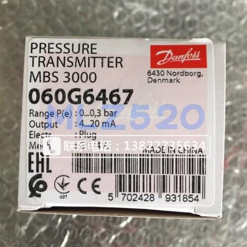 MBS3000 060g6467 Danfoss Danfoss pressure sensor pressure transmitter