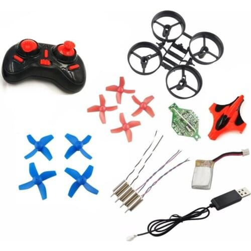 DIY Mini RC Drone 2.4GHz W/ 5.8G FPV Camera One Key Return Headless Quadcopter Propeller Motor Battery Receiver Board