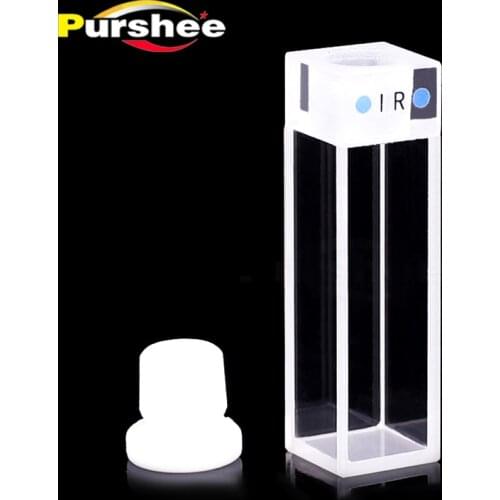 IR quartz fluorescence cell with stopper(10mm)