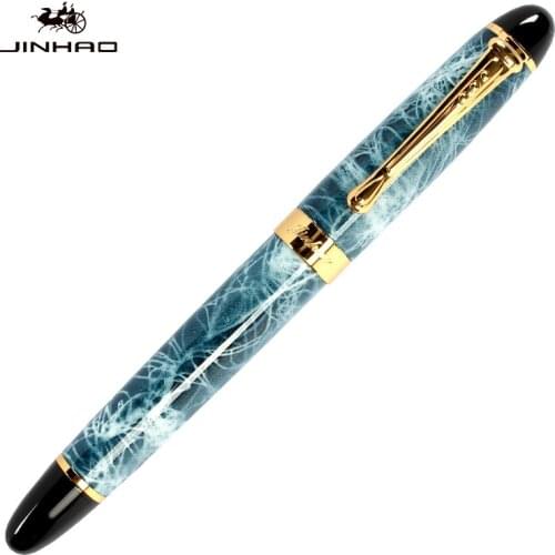 Jinhao Stationery X450 Artwork Ink Pen Gold Office Supplies Fountain Pen High Quality Ball Pen