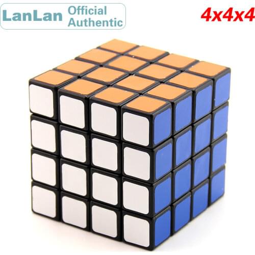 LanLan 4x4x4 Magic Cube 4x4 Professional Speed Puzzle Brain Teasers Intelligence Antistress Educational Toys For Children