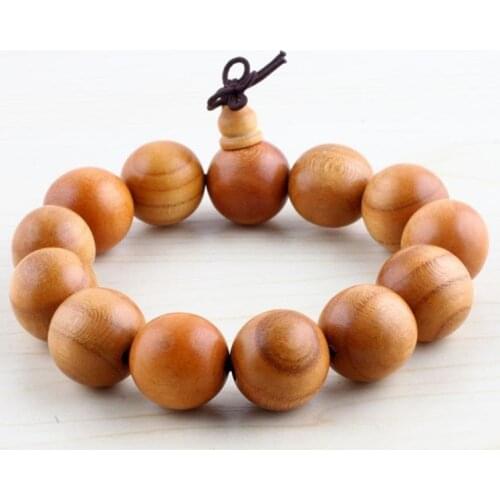 Fashion Original design Natural Wooden Bracelets for Women and Mens 12-15-18-20MM Beads Religious Charm Bracelets&Bangle Gift