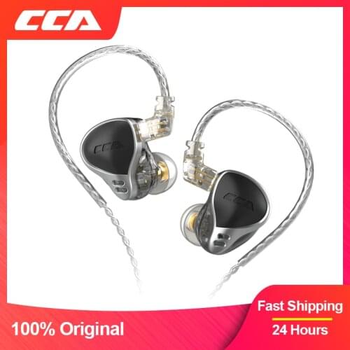CCA CA24 Balanced Armature 12BA Headset In-Ear Monitor Earplugs Wired Headphones Noice Cancelling Sport Video Game Earphones