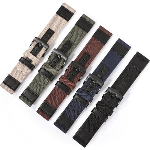 Nylon Strap for Huawei Watch GT2 Pro GT 2 46mm Band Canvas Woven Bracelet Wristband Replacement for HONOR Magic 2 Accessories