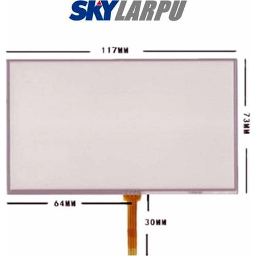 2 Pcs 5''Inch 120mm*73mm Touchscreen for Garmin Nuvi 1490 1490T 1490TV AT050TN33 AT050TN34 Touch Screen Panel Glass Digitizer