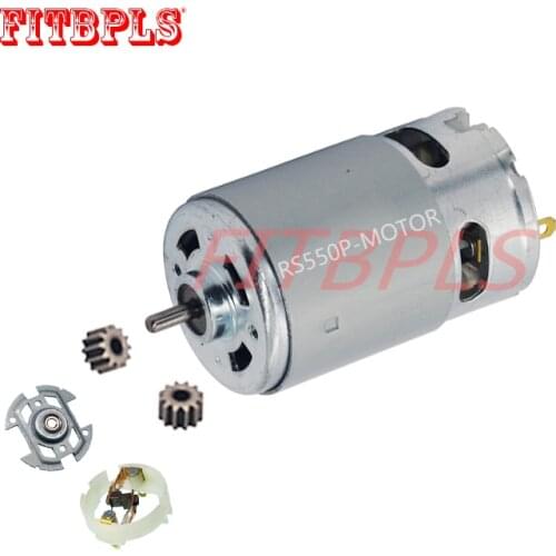 RS550 Motor 17 14 15 11 12Teeth 9Teeth 7.2 9.6 10.8 12V 14.4V 16.8 18V 21 25VGear 3mmShaft For Cordless Charge Drill Screwdriver