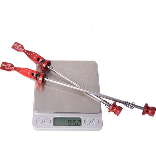 ZTTO 1 Pair Bicycle QR Skewers Ultralight 9MM 5MM Quick Release Skewers 100 135 Reliable Axle Cheap for MTB Road Bike