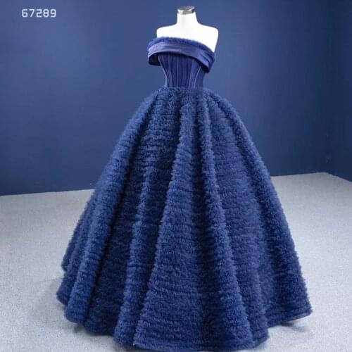 Blue Halter Sexy Boho Wedding Dresses 2021 Puffy Sleeveless Tiered Lace Up High-end Bridal Ball Gowns