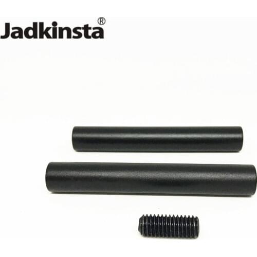 Jadkinsta 15mm Rods 10cm Long with 3/8" Screw Mount Aluminum Alloy Rail Rod for 15mm Shoulder Rig Rod Support Rail System DSLR