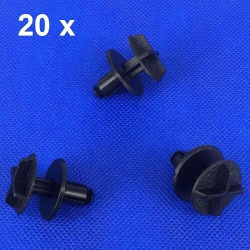 20x FOR FORGM SIGHT SHIELD RETAINER CADILLAC & TRIM PUSH-TYPE CLIPS 10382313