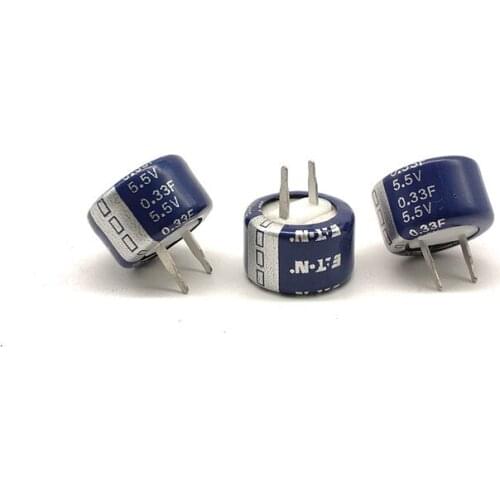5pcs Original KR-5R5C334-R 5.5V 0.33F C type energy storage memory power supply 5.5V0.33F