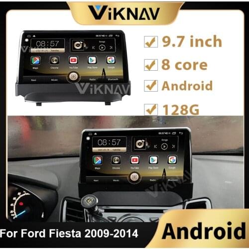 Android Car radio for Ford Fiesta 2009 2010 2011 2012 2013 2014 car stereo receiver DVD multimedia player 2 Din head unit GPS