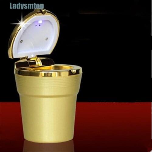 Ladysmtop Car Ashtray with LED Blue Light Case For Benz A B C E S G M ML CL CLK CLS GL GLK R SL SLK SLS-class
