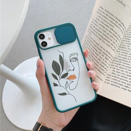 Art Retro Abstract Geometry Phone Case For iPhone 12 Pro Max 11 XS X XR SE20 8 7Plus Camera Lens Protection Clear Hard Cover Bag